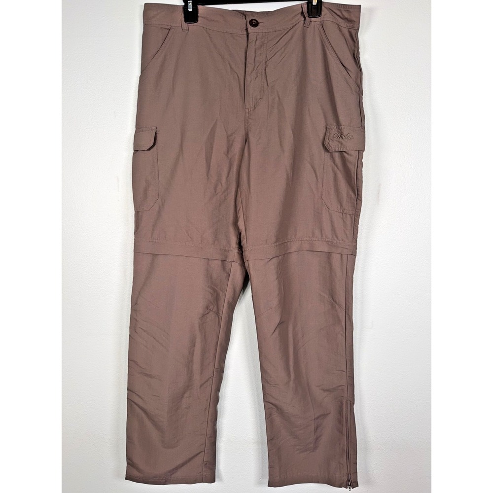 Cabela's‎ Classic Fit Convertible Hiking Pants/Shorts Nylon Green Cargo 36x34